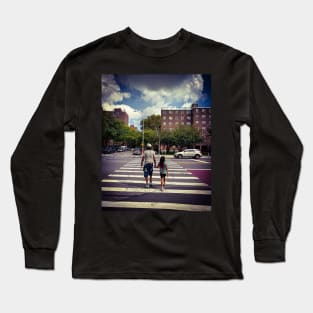 Father Daughter Long Island City Queens NYC Long Sleeve T-Shirt